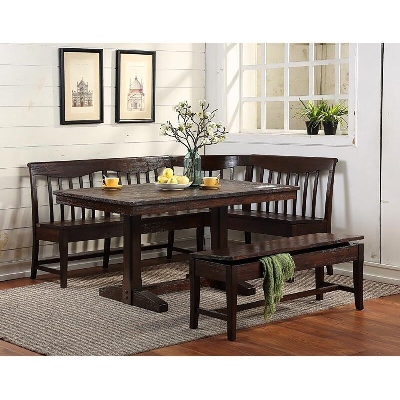 Rosalind Wheeler Goetz 5 Piece Breakfast Nook Dining Set & Reviews